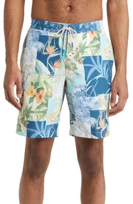 Tommy Bahama Baja Patchwork in Paradise Swim Trunks in Continental