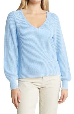 Tommy Bahama Belle Haven Pima Cotton Blend Sweater in Light Sky