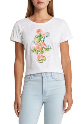 Tommy Bahama Bikini Pose Lux Cuff Sleeve Organic Cotton T-Shirt in White
