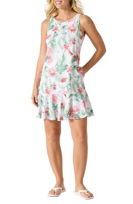 Tommy Bahama Breezy Botanical Spa Cover-Up Dress in White