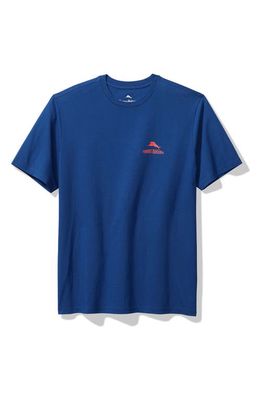 Tommy Bahama Cask and You Shall Recieve Cotton Graphic T-Shirt in Dk Blue Muse
