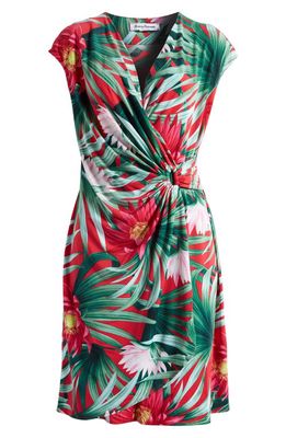 Tommy Bahama Clara Blooming Vista Dress in Tango Red