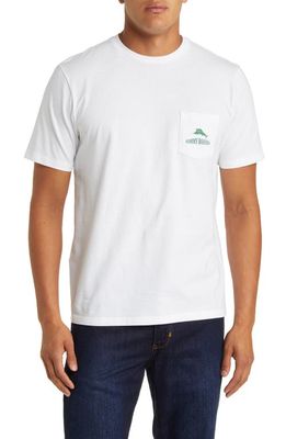 Tommy Bahama Crawl Fun & Games Pocket Graphic T-Shirt in White