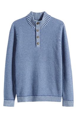 Tommy Bahama Crescent Cove Merino Wool Blend Sweater in Chambray Blue