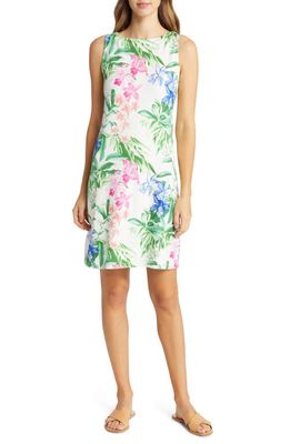 Tommy Bahama Darcy Orchid Grove Sheath Dress in Coconut