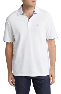 Tommy Bahama Fiesta Fronds Five O'Clock Polo in Bright White