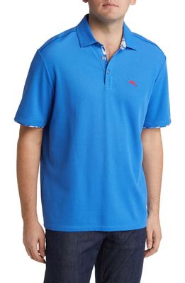 Tommy Bahama Fiesta Fronds Five O'Clock Polo in Palace Blue