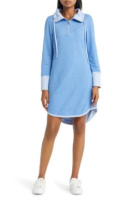 Tommy Bahama Flip Side Reversible Long Sleeve Dress in Blue Monday