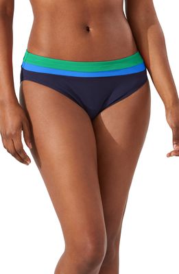 Tommy Bahama Island Cays Colorblock Hipster Swim Bottoms in Vivid Palm