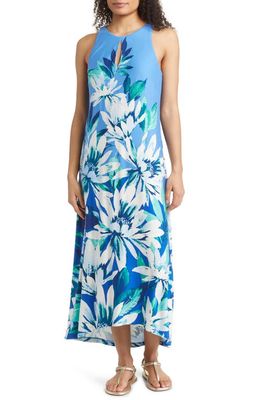 Tommy Bahama Jasmina Joyful Blooms Maxi Dress in Palace Blue