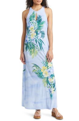 Tommy Bahama Jasmina Seaside Blooms Maxi Dress in Light Sky
