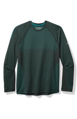Tommy Bahama Jet Stream Stretch Long Sleeve T-Shirt in Green