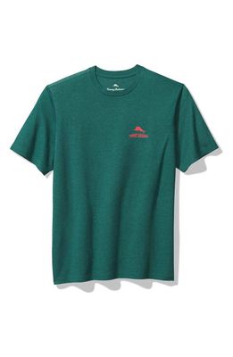 Tommy Bahama Jungle All the Way Graphic T-Shirt in Deep Sea Teal Heather