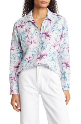Tommy Bahama Lani Kai Bay Floral Linen Button-Up Shirt in Coconut