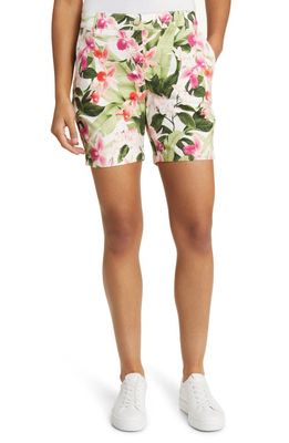 Tommy Bahama Legacy Blooms Boracay Shorts in Green Palm/Ivory Coconut