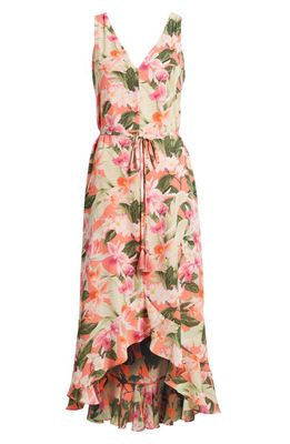 Tommy Bahama Legacy Blooms Sleeveless Maxi Dress in Pure Coral