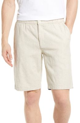 Tommy Bahama Linen in Paradise Flat Front Shorts in Natural Linen