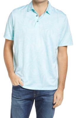 Tommy Bahama Men's Delray Mirage Print Polo Shirt in Blue Radiance