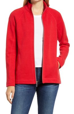 Tommy Bahama New Aruba Zip-Up Stretch Cotton Jacket in Tango Red