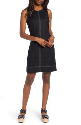 Tommy Bahama Palm-A-Dora Sleeveless Sheath Dress in Black