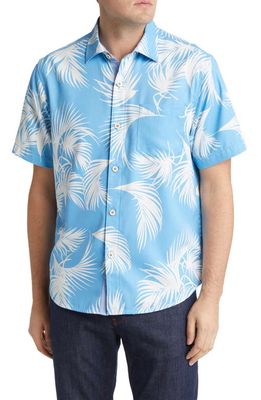 Tommy Bahama Palmtastic Short Sleeve Button-Up Shirt in Infinity Pool