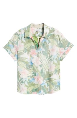 Tommy Bahama Radiant Sky Print Reversible Shirt in Coconut