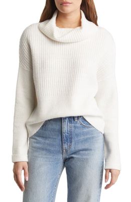 Tommy Bahama Rib Cowl Neck Sweater in Coconut