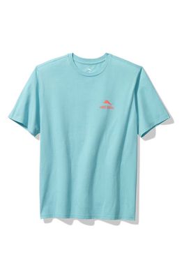 Tommy Bahama Rum in Every Crowd Cotton Graphic T-Shirt in Milky Blue