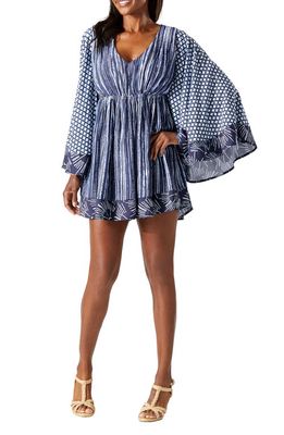 Tommy Bahama Sanibelle Blues Tunic Cover-Up Dress in Mare Navy