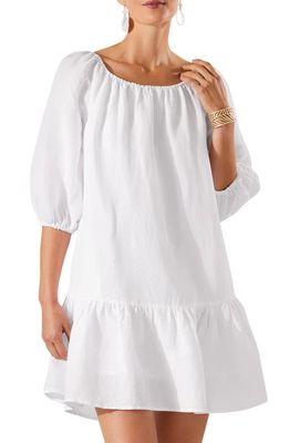 Tommy Bahama St. Lucia Off the Shoulder Tiered Dress in White