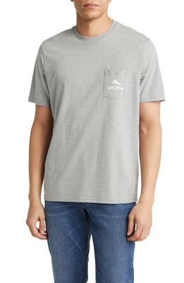 Tommy Bahama Starting Lineup Pocket Graphic T-Shirt in Grey Heather