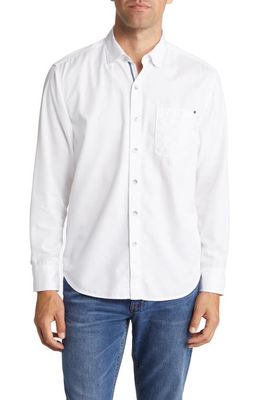 Tommy Bahama Tahitian Twill Button-Up Shirt in White