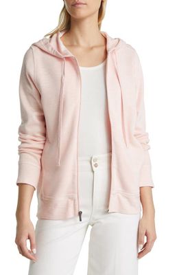 Tommy Bahama Tobago Bay Cotton Blend Zip-Up Hoodie in Malibu Peach