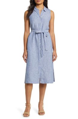 Tommy Bahama Tommy Bahaha Two Palms Linen Shirtdress in Chambray