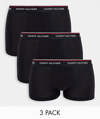 Tommy Hilfiger 3 pack trunks in black