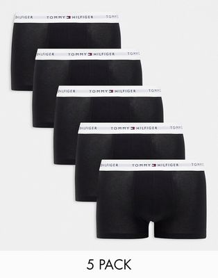 Tommy Hilfiger 5 pack trunks in black