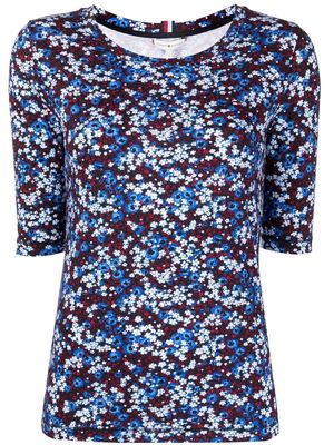 Tommy Hilfiger all-over floral-print T-shirt - Blue