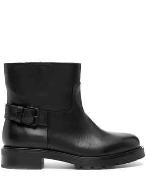 Tommy Hilfiger almond-toe leather ankle boots - Black