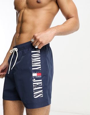 Tommy Hilfiger archive medium drawstring swim shorts in navy