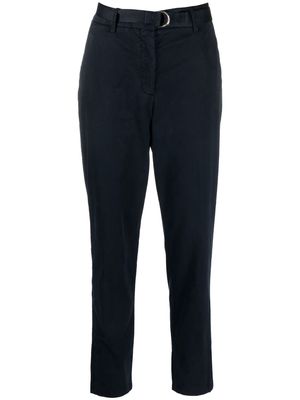 Tommy Hilfiger belted high-waist trousers - Blue