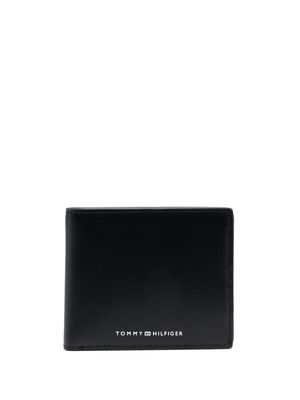 Tommy Hilfiger bi-folded calf-leather wallet - Black