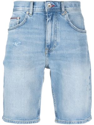 Tommy Hilfiger Brooklyn distressed denim shorts - Blue