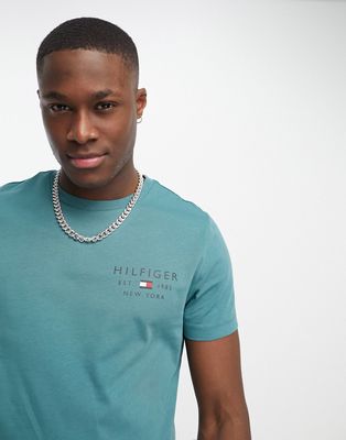 Tommy Hilfiger chest logo t-shirt in green