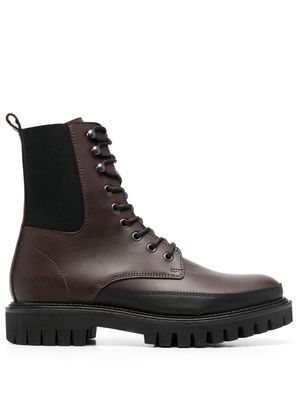 Tommy Hilfiger chunky lace-up boots - Brown