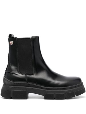 Tommy Hilfiger chunky-sole leather Chelsea boots - Black