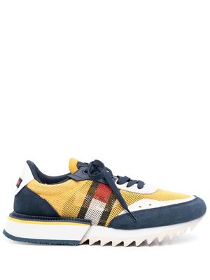 Tommy Hilfiger Cleat mixed-texture sneakers - Blue
