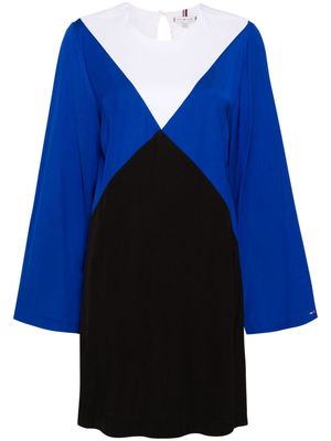 Tommy Hilfiger colour-block midi dress - Blue