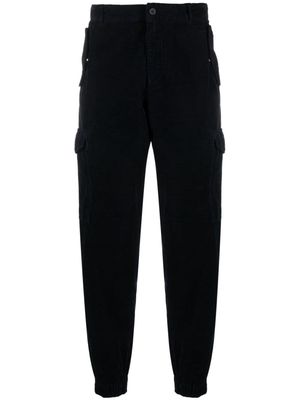 Tommy Hilfiger corduroy tapered cargo trousers - Blue