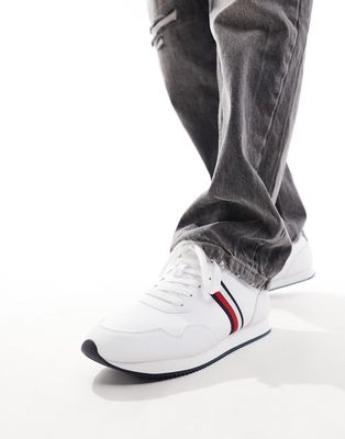 Tommy Hilfiger core low runner sneakers in white