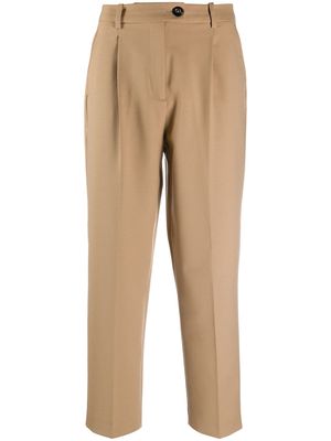 Tommy Hilfiger cropped straight-leg trousers - Neutrals